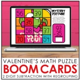 Valentine's Day Mystery Picture | Digital 2 Digit Subtract