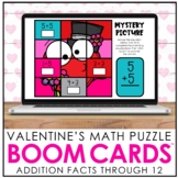 Valentine's Day Mystery Picture | Digital Addition Boom Cards