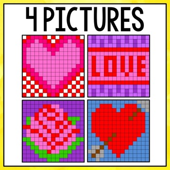 Mystery Pictures Valentine's Day - Addition and Subtraction Facts