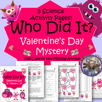 Preview of Valentine's Day Mystery- Science Activity Packet
