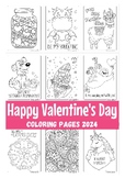 Valentine's Day NEW Coloring Pages