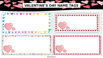 Preview of Valentine's Day Nametags