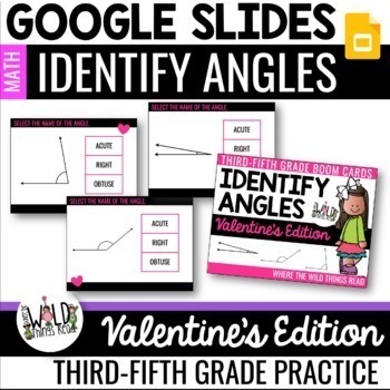 Preview of Valentine's Day Naming Angles Google Slides