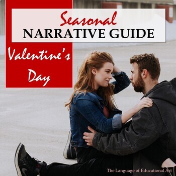 Preview of Valentine's Day Writing Narrative Guide — Seasonal ELA Story — CCSS Rubric