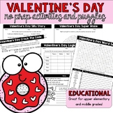 Valentine's Day No Prep Activities Valentine's Day Word Search