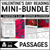 Valentine's Day Nonfiction Reading Comprehension Passages Bundle