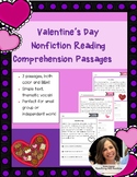 Valentine's Day Nonfiction Reading Comprehension Passages 