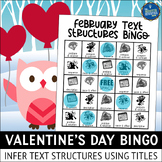 Valentine's Day Nonfiction Text Structures Bingo Game