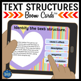 Valentine's Day Nonfiction Text Structures Boom Cards