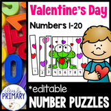 Valentine's Day Math Center Kindergarten, Counting Number 