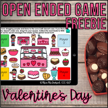 Preview of Valentine's Day Open Ended Game FREEBIE | Boom Cards™