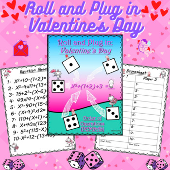 Preview of Valentine's Day Order of Operations / PEMDAS Activity | 5th & 6th Grade Math