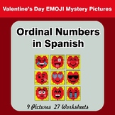 Valentine's Day: Ordinal Numbers in Spanish - Math Mystery