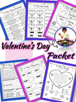 Preview of Valentine's Day Packet-1st Grade