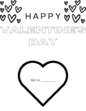 Valentine's Day Packet -- Addition, subtraction, coloring pages