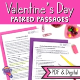 Valentine's Day Paired Passages Reading Comprehension & In