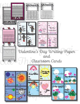 Preview of Valentine's Day Paper and Cards