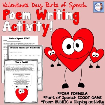 Preview of Valentine's Day Parts of Speech Poem