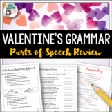 Valentine's Day - Parts of Speech Review / Grammar Activity