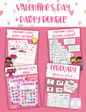 Valentine's Day Party Activities and Games Bundle Kinderga