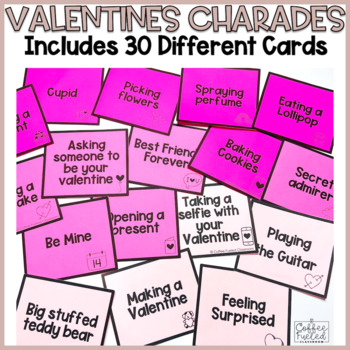 Valentine's Day Party Charades | Valentine's Day Class Party Game