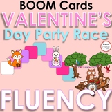 Valentine's Day Party Fluency Strategies Game BOOM Cards S