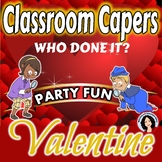 Valentine's Day Party Game, Guess Who Done It Mystery Activity