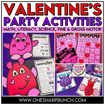 Preview of Valentine's Day Party Games | Valentine's Day Party Crafts & Activities