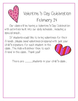 Preview of Valentine's Day Party Note