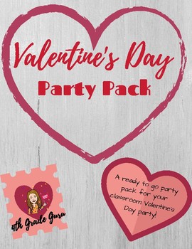 Preview of Valentine's Day Party Pack!