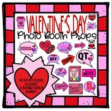 Valentine's Day Party Photo Booth Props and Speech Bubbles
