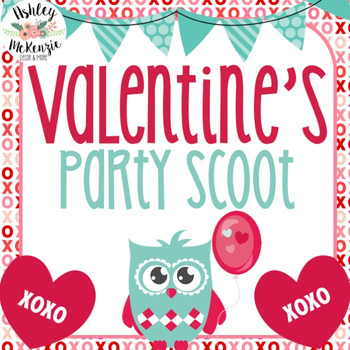 Preview of Valentine's Day Party Scoot Activity (30 Cards!)
