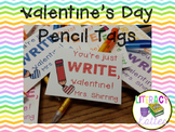 Valentine's Day Pencil Tags