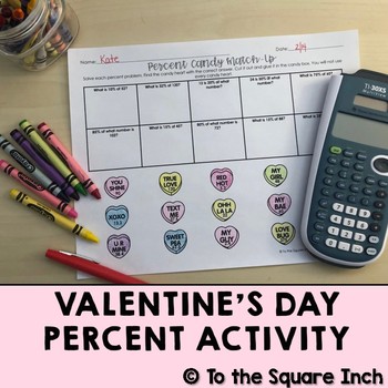Preview of Valentine's Day Percent Activity