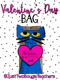 Valentine's Day Pete Bag Buddy / Card Exchange Bag/ Standa