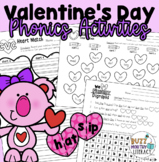 Valentine's Day Phonics CVC and Digraphs Activities