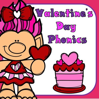 Preview of Valentine's Day Phonics Print and Go