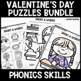 Valentine's Day Phonics Puzzles Bundle