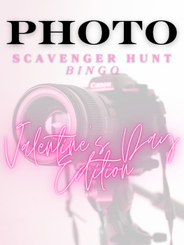 Preview of Valentine's Day Photo Scavenger Hunt BINGO