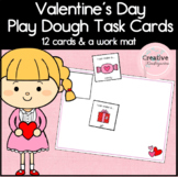 Valentine's Day Play Dough Task Cards for Kindergarten