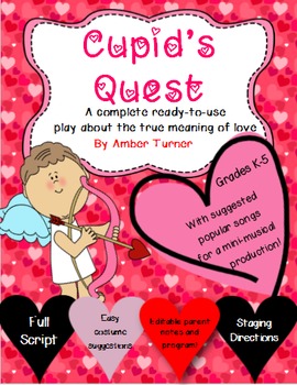 Preview of Valentine's Day Play or Musical- Cupid's Quest