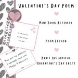 Valentine's Day Poem Mini Book February Poetry Station