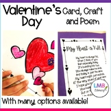 Valentine's Day Activities: Valentine's Day Card and Poem