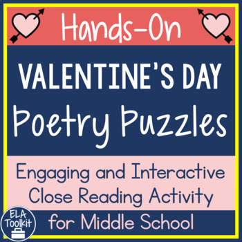 Preview of Valentine's Day Poems Reading Discussion & Analysis | Hands-On Valentines Poetry