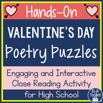 Preview of Valentine's Day Poems Reading Discussion & Analysis | Hands-On Valentines Poetry