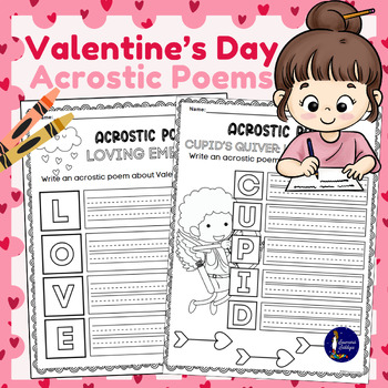 Preview of Valentine's Day Poetry: Acrostic Poems