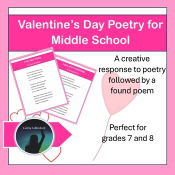 Preview of Valentine's Day Poetry Activity for Middle School ELA