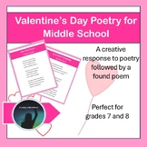 Valentine's Day Poetry Activity for Middle School ELA