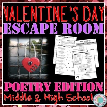Preview of Valentine's Day Poetry Escape Room