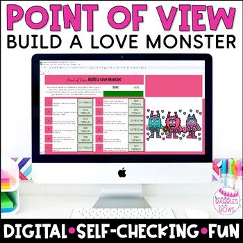 Preview of Valentine's Day Point of View Digital Activity